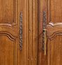 Vintage Traditional French Walnut Doube Door Armoire