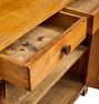 Vintage Traditional Hunt Maple Step Back Cupboard
