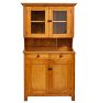 Vintage Traditional Hunt Maple Step Back Cupboard