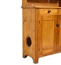Vintage Traditional Hunt Maple Step Back Cupboard