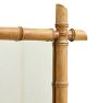 Vintage Victorian 19th Century French Faux Bamboo Carved Mirror Medium
