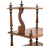 Vintage Victorian 19th Century French Mahogany Etagere