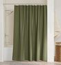 Waffle Stripe Shower Curtain
