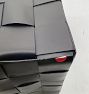 Open Box: Woven Leather Basket, Rectangle (16-1/2"L x 13-1/2"W x 10-3/4"H) - Black