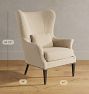 Clinton Modern Wingback Chair