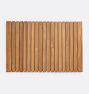 Open Box: Adela Teak Roll-Up Shower Mat (20"D x 30"W)