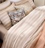 Herringbone Stripe Hemp Duvet &amp; Shams