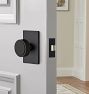 Trask Rectangular Interior Door Hardware Tube Latch Set With Knob