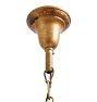 Vintage Classical Revival Chandelier 3 Light Bare Bulb