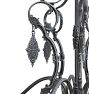Vintage Classical Revival Chandelier 5 Light Bare Bulb
