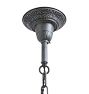 Vintage Classical Revival Chandelier 5 Light Bare Bulb
