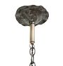 Vintage Gothic Revival Chandelier 3 Light Hammered