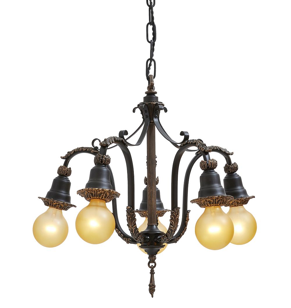 Vintage Romance Revival Chandelier 5 Arm by Rejuvenation