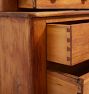 Vintage Traditional Cherry Wood Hutch