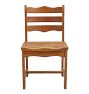 Vintage Traditional Dutch Dining Chairs in Oak Set of 4