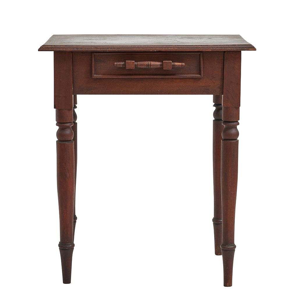 Vintage Traditional Nightstand Single Drawer and Dark Finish by Rejuvenation