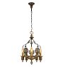 Vintage Colonial Revival Chandelier 5 Light Cast