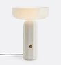 Open Box: Vincenza LED Table Lamp (18") - White Stone