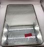 Open Box: Classic Metal Framed Mirror French Cleat Rounded Rectangle (24"W x 36"H) - Brushed Nickel