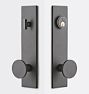 Bowman Brass Knob Exterior Door Set, Oil-Rubbed Bronze