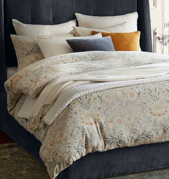 Rosalie Botanical Print Duvet & Shams by Rejuvenation