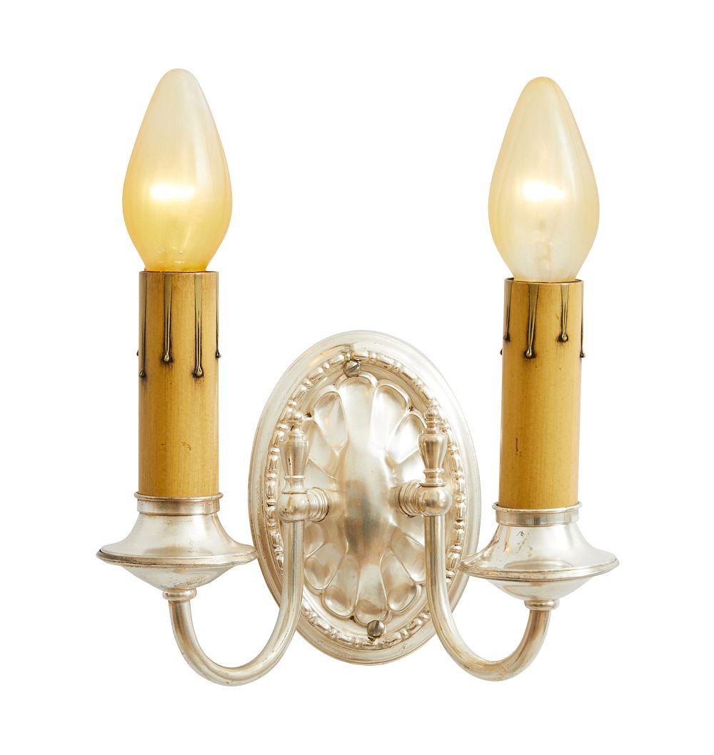 Vintage Victorian 2-Light Candle Sconce by Rejuvenation