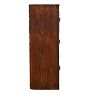 Vintage Wooden 3-Drawer Storage Cabinet with Original Hardware