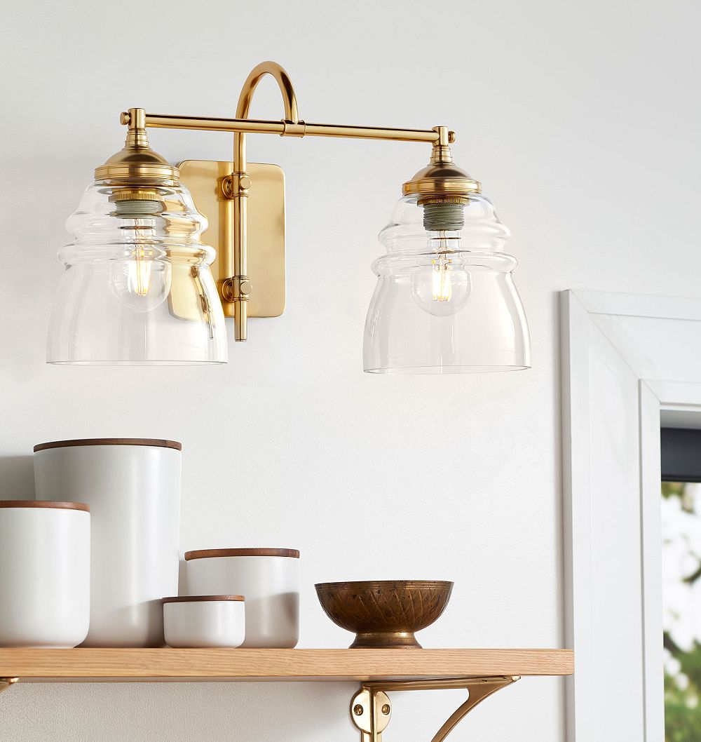 Ladd Double Sconce by Rejuvenation