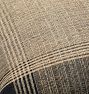 Plaid Handspun Raw Silk Pillow Cover