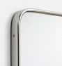 Double Vanity Rounded Rectangle Metal Framed Mirror