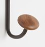 Pebbled 9 Hook Rack