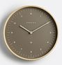 Mr. Clarke Wall Clock, Burnt Sienna