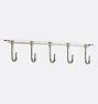 Under-Shelf Swiveling Hook Accessory, Polished Nickel