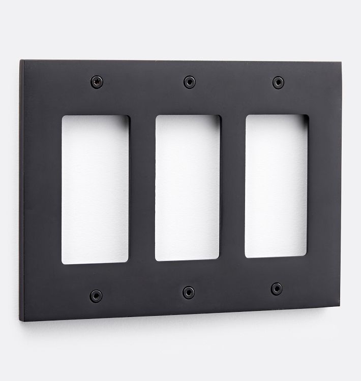 Fenton Triple GFCI Switchplate | Rejuvenation