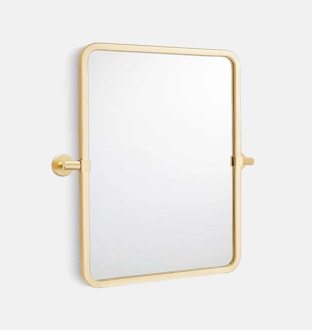 Trask Rounded Rectangle Pivot Mirror by Rejuvenation