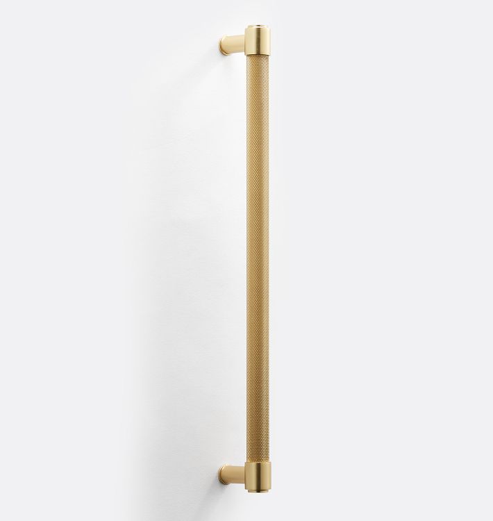 Trask appliance pull in aged brass, 12 inch