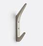 Wallowa Double Hook, Brushed Nickel