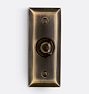 Putman Doorbell Button, Burnished Antique