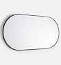 Open Box: Double Vanity Pill Metal Framed Mirror (60" x 30") - Oil Rubbed Bronze