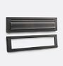Large Mail Slot with Interior Frame, Oil-Rubbed Bronze