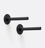8" Brass Rod Shelf Brackets, Oil-Rubbed Bronze