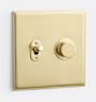 Classic Single Toggle Single Dimmer Light Switch CP