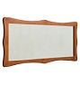 Vintage Mid Century Modern Walnut Organic Form Wall Mirror