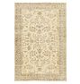 Vintage Turkish Wool Hand-Knotted Allover Neutral Area Rug 10'1" x 6'8"
