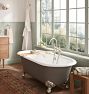 West Slope Deck Mounted Tub Filler With Handshower