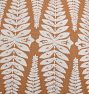 Fern Frond Embroidered Pillow Cover