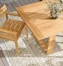 Polson Teak Outdoor Dining Armchair