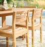 Polson Teak Outdoor Dining Chair