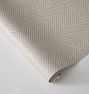 Faux Grasscloth Parquet Textured Peel &amp; Stick Wallpaper