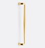 Lyle Appliance Pull, 12" - Aged Brass
